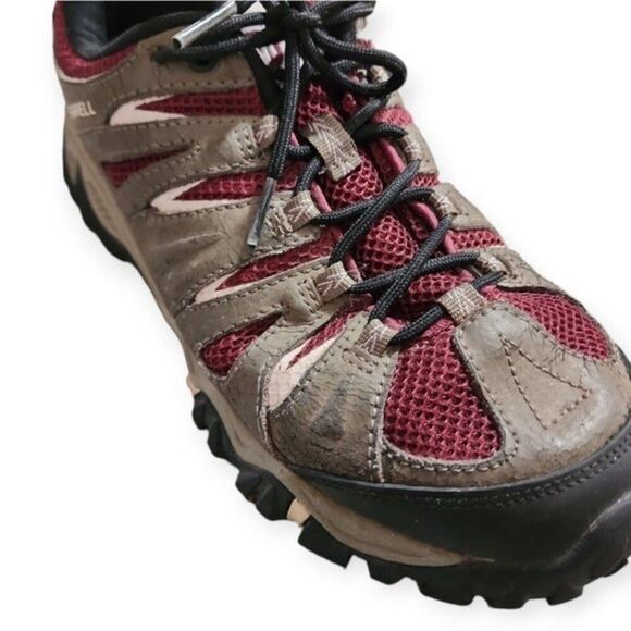 Merrell Women's Mojave Select Grip Waterproof Hiking Shoes Boulder Red 8 FLAWED - Picture 6 of 13